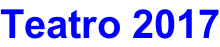 Teatro 2017